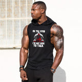 Bodybuilding Stringer Tank Top Hoodie