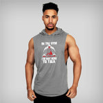 Bodybuilding Stringer Tank Top Hoodie