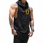 Cotton Sleeveless Shirt Hoodie